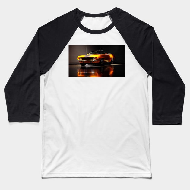 1969 Camaro Convertible Baseball T-Shirt by briankphoto